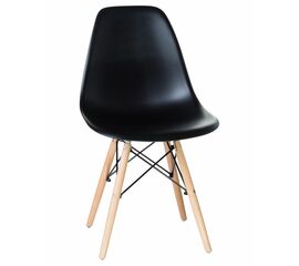 Стул обеденный LMZL-PP623, ножки светлый бук, цвет сиденья чёрный, Вариант: ножки светлый бук, цвет сиденья чёрный | Интернет магазин мебели и декора LifeDekor