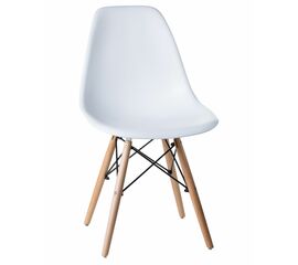Стул обеденный LMZL-PP623, ножки светлый бук, цвет сиденья белый, Вариант: ножки светлый бук, цвет сиденья белый | Интернет магазин мебели и декора LifeDekor