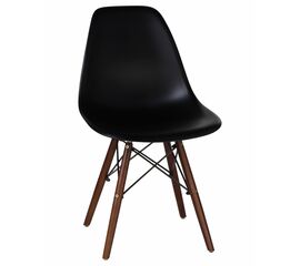 Стул обеденный LMZL-PP623, ножки тёмный бук, цвет сиденья чёрный, Вариант: ножки тёмный бук, цвет сиденья чёрный | Интернет магазин мебели и декора LifeDekor