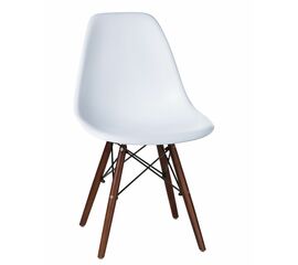 Стул обеденный LMZL-PP623, ножки тёмный бук, цвет сиденья белый, Вариант: ножки тёмный бук, цвет сиденья белый | Интернет магазин мебели и декора LifeDekor