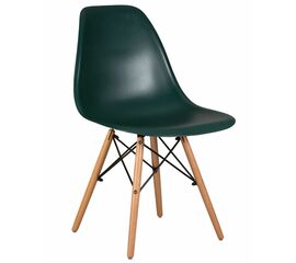 Стул обеденный DOBRIN DSW, ножки светлый бук, цвет тёмно-зеленый (G-13), Вариант: ножки светлый бук, цвет тёмно-зеленый (G-13) | Интернет магазин мебели и декора LifeDekor