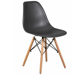 Стул обеденный DOBRIN DSW, ножки светлый бук, цвет тёмно-серый (GR-04), Вариант: ножки светлый бук, цвет тёмно-серый (GR-04) | Интернет магазин мебели и декора LifeDekor