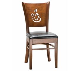 Стул обеденный DOBRIN JERRY, шоколад, чёрный, Вариант: шоколад, чёрный | Интернет магазин мебели и декора LifeDekor