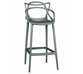 Стул барный DOBRIN MASTERS BAR, тёмно-серый (GR-04), Вариант: тёмно-серый (GR-04) | Интернет магазин мебели и декора LifeDekor