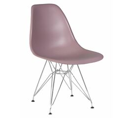 Стул обеденный DOBRIN DSR, ножки хром, цвет сиреневый (P-04), Вариант: ножки хром, цвет сиреневый (P-04) | Интернет магазин мебели и декора LifeDekor