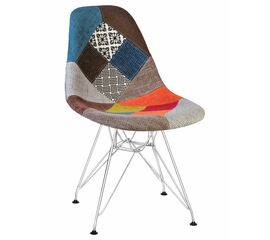 Стул обеденный DOBRIN DSR, ножки хром, цвет мозайка, Вариант: ножки хром, цвет мозайка | Интернет магазин мебели и декора LifeDekor