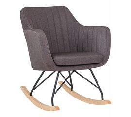 Кресло-качалка DOBRIN KIARA, серая ткань (LAR-106D-26), Вариант: серая ткань (LAR-106D-26) | Интернет магазин мебели и декора LifeDekor
