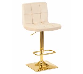 Стул барный DOBRIN GOLDIE, бежевый велюр (MJ9-10), Вариант: бежевый велюр (MJ9-10) | Интернет магазин мебели и декора LifeDekor