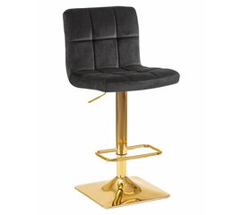Стул барный DOBRIN GOLDIE, черный велюр (MJ9-101), Вариант: черный велюр (MJ9-101) | Интернет магазин мебели и декора LifeDekor