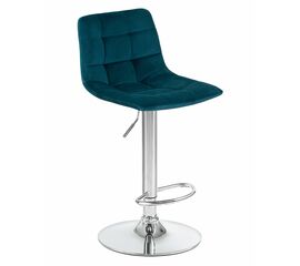 Стул барный DOBRIN TAILOR, морской волны велюр (MJ9-99), Вариант: морской волны велюр (MJ9-99) | Интернет магазин мебели и декора LifeDekor
