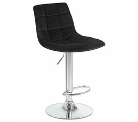 Стул барный DOBRIN TAILOR, черный велюр (MJ9-101), Вариант: черный велюр (MJ9-101) | Интернет магазин мебели и декора LifeDekor