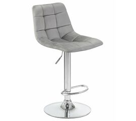 Стул барный DOBRIN TAILOR, серый велюр (MJ9-75), Вариант: серый велюр (MJ9-75) | Интернет магазин мебели и декора LifeDekor