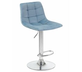 Стул барный DOBRIN TAILOR, пудрово-голубой велюр (MJ9-74), Вариант: пудрово-голубой велюр (MJ9-74) | Интернет магазин мебели и декора LifeDekor