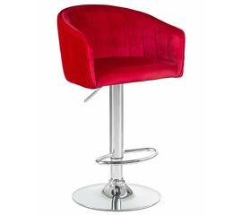 Стул барный DOBRIN DARCY, малиновый велюр (1922-14), Вариант: малиновый велюр (1922-14) | Интернет магазин мебели и декора LifeDekor