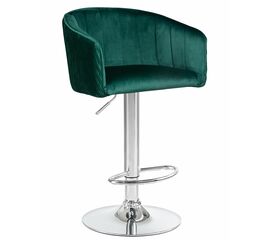 Стул барный DOBRIN DARCY, зеленый велюр (1922-9), Вариант: зеленый велюр (1922-9) | Интернет магазин мебели и декора LifeDekor