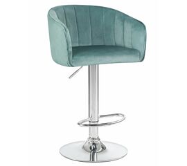 Стул барный DOBRIN DARCY, мятный велюр (1922-8), Вариант: мятный велюр (1922-8) | Интернет магазин мебели и декора LifeDekor