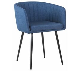 Стул обеденный DOBRIN ALINA, синяя ткань (LAR-106D-21), Вариант: синяя ткань (LAR-106D-21) | Интернет магазин мебели и декора LifeDekor