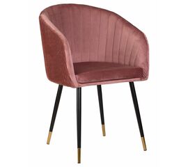 Стул обеденный DOBRIN MARY, бронзово-розовый велюр (1922-17), Вариант: бронзово-розовый велюр (1922-17) | Интернет магазин мебели и декора LifeDekor