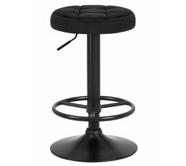 Табурет барный DOBRIN BRUNO BLACK, черный велюр (MJ9-101), Вариант: черный велюр (MJ9-101) | Интернет магазин мебели и декора LifeDekor