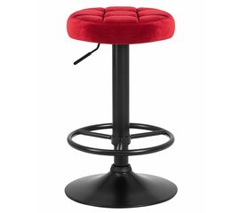 Табурет барный DOBRIN BRUNO BLACK, бордо велюр (MJ9-43), Вариант: бордо велюр (MJ9-43) | Интернет магазин мебели и декора LifeDekor