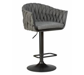 Стул барный DOBRIN LEON, графитовая ткань (LAR-275-21), Вариант: графитовая ткань (LAR-275-21) | Интернет магазин мебели и декора LifeDekor