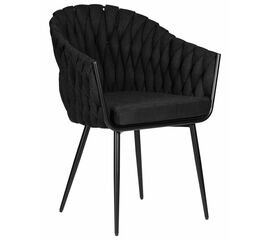 Стул обеденный DOBRIN MATILDA, черная ткань (LAR 275-50), Вариант: черная ткань (LAR 275-50) | Интернет магазин мебели и декора LifeDekor