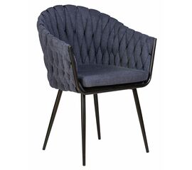 Стул обеденный DOBRIN MATILDA, синяя ткань (LAR-275-29), Вариант: синяя ткань (LAR-275-29) | Интернет магазин мебели и декора LifeDekor