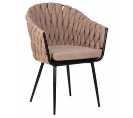 Стул обеденный DOBRIN MATILDA, коричневая ткань (LAR 275-3), Вариант: коричневая ткань (LAR 275-3) | Интернет магазин мебели и декора LifeDekor