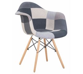 Стул обеденный DOBRIN DAW RACHEL, ножки светлый бук, сиденье 002 Puzzle, Вариант: ножки светлый бук, сиденье 002 Puzzle | Интернет магазин мебели и декора LifeDekor