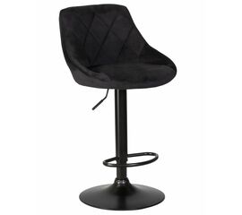 Стул барный DOBRIN LOGAN BLACK, черный велюр (MJ9-101), Вариант: черный велюр (MJ9-101) | Интернет магазин мебели и декора LifeDekor