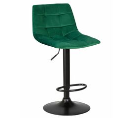 Стул барный DOBRIN TAILOR BLACK, зеленый велюр (MJ9-88), Вариант: зеленый велюр (MJ9-88) | Интернет магазин мебели и декора LifeDekor