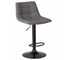 Стул барный DOBRIN TAILOR BLACK, серая ткань (188-55), Вариант: серая ткань (188-55) | Интернет магазин мебели и декора LifeDekor
