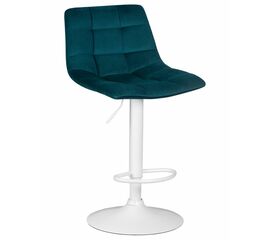 Стул барный DOBRIN TAILOR WHITE, морской волны велюр (MJ9-99), Вариант: морской волны велюр (MJ9-99) | Интернет магазин мебели и декора LifeDekor