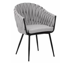 Стул обеденный DOBRIN MATILDA, серая ткань (LAR 275-17), Вариант: серая ткань (LAR 275-17) | Интернет магазин мебели и декора LifeDekor