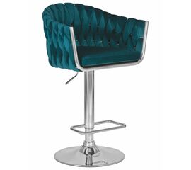 Стул барный DOBRIN MARCEL, морской волны велюр (MJ9-99), Вариант: морской волны велюр (MJ9-99) | Интернет магазин мебели и декора LifeDekor