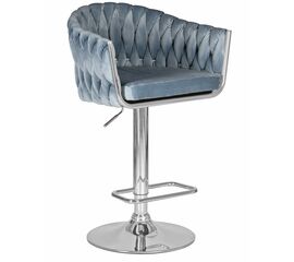 Стул барный DOBRIN MARCEL, пудрово-голубой велюр (MJ9-74), Вариант: пудрово-голубой велюр (MJ9-74) | Интернет магазин мебели и декора LifeDekor