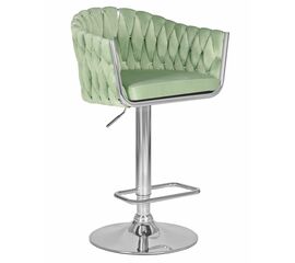 Стул барный DOBRIN MARCEL, пудрово-мятный велюр (MJ9-87), Вариант: пудрово-мятный велюр (MJ9-87) | Интернет магазин мебели и декора LifeDekor