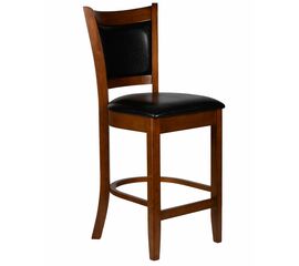 Стул полубарный DOBRIN GARRY COUNTER, шоколад, черный, Вариант: шоколад, чёрный | Интернет магазин мебели и декора LifeDekor
