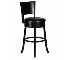 Вращающийся полубарный стул DOBRIN TONY COUNTER, капучино, черный, Вариант: капучино, чёрный | Интернет магазин мебели и декора LifeDekor