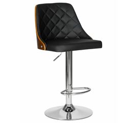 Стул барный DOBRIN MARTIN, цвет черный PU ABA 001, Вариант: цвет черный PU ABA 001 | Интернет магазин мебели и декора LifeDekor