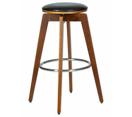 Табурет барный DOBRIN TOM'77, цвет черный глянец PU ABD 002, Вариант: цвет черный глянец PU ABD 002 | Интернет магазин мебели и декора LifeDekor