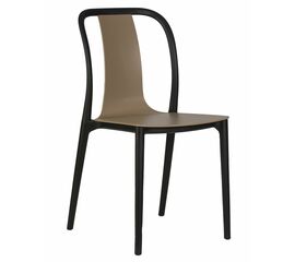 Стул обеденный DOBRIN ADAM, черный/бежевый, Вариант: черный/бежевый | Интернет магазин мебели и декора LifeDekor