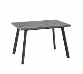 Стол обеденный раздвижной БОРГ-120(160)х80 Дымчатая керамика/Черный | Интернет магазин мебели и декора LifeDekor
