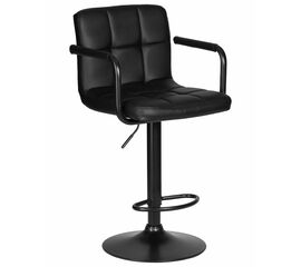 Стул барный DOBRIN KRUGER ARM BLACK, черный, Вариант: чёрный | Интернет магазин мебели и декора LifeDekor