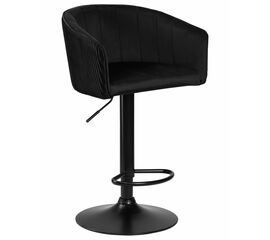 Стул барный DOBRIN DARCY BLACK, черный велюр (1922-21), Вариант: черный велюр (1922-21) | Интернет магазин мебели и декора LifeDekor