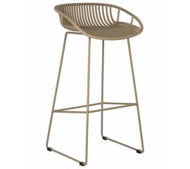 Стул барный DOBRIN FRANK, бежевый, Вариант: бежевый | Интернет магазин мебели и декора LifeDekor