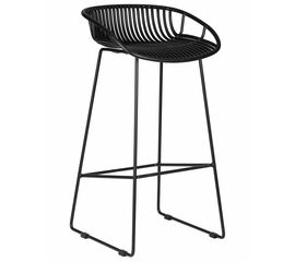 Стул барный DOBRIN FRANK, черный, Вариант: чёрный | Интернет магазин мебели и декора LifeDekor