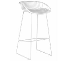 Стул барный DOBRIN FRANK, белый, Вариант: белый | Интернет магазин мебели и декора LifeDekor