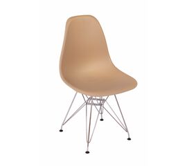 Стул Eames капучино, опора металл | Интернет магазин мебели и декора LifeDekor