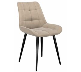 Стул DikLine 206М B03 BEIGE, ножки черные | Интернет магазин мебели и декора LifeDekor